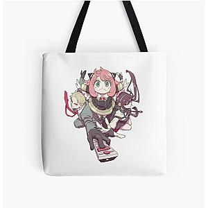 Spy x Family Bags - Spy x Family - sticker All Over Print Tote Bag