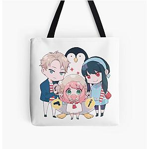 Spy x Family Bags - Spy x Family - sticker All Over Print Tote Bag