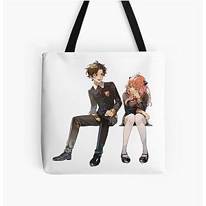 Spy x Family Bags - Spy x Family - sticker All Over Print Tote Bag