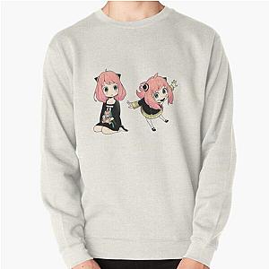 Spy x Family Sweatshirts - Spy x Family - Anya Sticker Pullover Sweatshirt