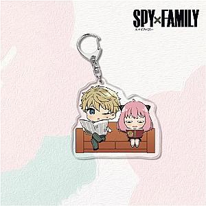 spy x family keychains loid anya forger character cute keychain