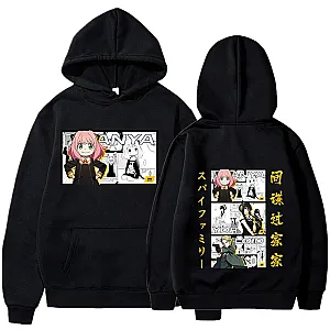 spy x family hoodies anya forger loid forger yor forger pullover hoodie