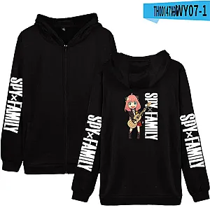 spy x family hoodies anya guitar long sleeve pullover hoodie
