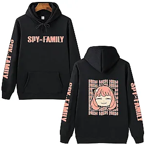 spy x family hoodies anya meme colorful long sleeve pullover hoodie