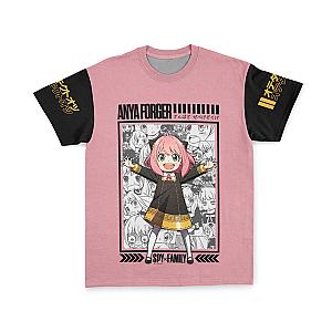 spy x family t shirts anya forger color block classic t shirt