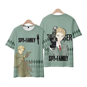 spy x family t shirts spy family loid forger d printed t shirt