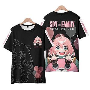 spy x family t shirts anya forger d printed graphic t shirt