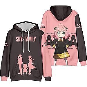 spy x family hoodies anya forger d printed  sides pullover hoodie