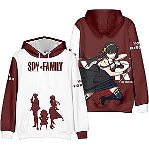spy x family hoodies yor forger d printed  sides pullover hoodie