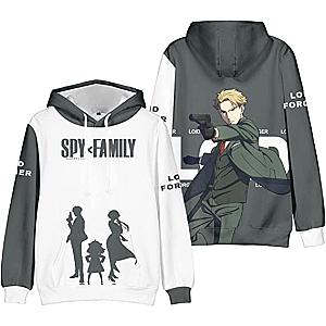 spy x family hoodies loid forger d printed  sides pullover hoodie