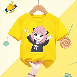 Spy x Family T-Shirts – New Spy X Family Kawaii Cute Anime Print Anya Harajuku Graphic T-shirt