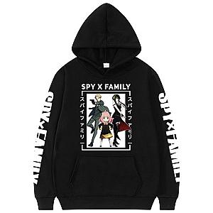 spy x family hoodies anya forger yor forger loid forger pullover hoodie
