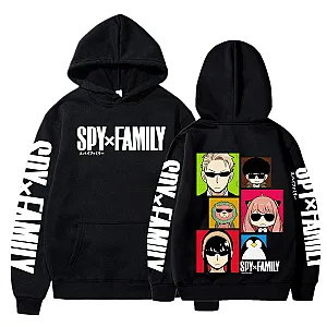 spy x family hoodies spy x family characters kawaii pullover hoodie