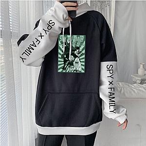spy x family hoodies spy x family mix color pullover hoodie
