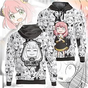 spy x family hoodies anya smug anime pullover d hoodie