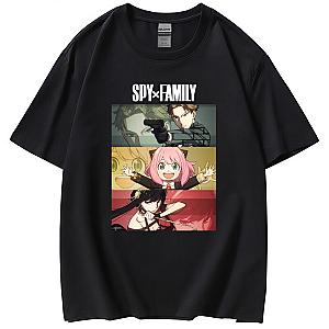 Anime SPY X FAMILY T-shirt - Short Sleeve Cotton Casual Fashion Unisex Streetwear Clothes