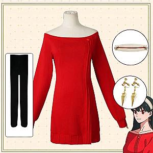Spy x Family Cosplay - Yor Forger Cosplay Sweater Costume Set