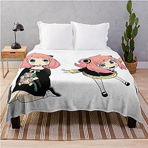 Spy x Family Blanket - Spy x Family - Anya Sticker Throw Blanket