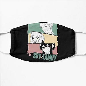 Spy x Family Face Masks - spy x family forger family loid x yor Flat Mask