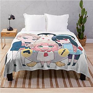 Spy x Family Blanket - Spy x Family - sticker Throw Blanket