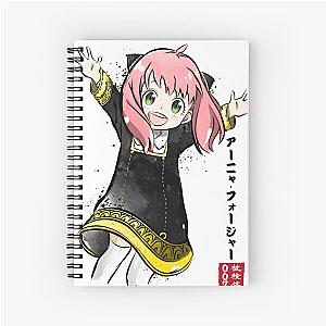 anya watercolor Spiral Notebook