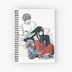 Anime family spyxfamily couple romantic with child girl Spiral Notebook