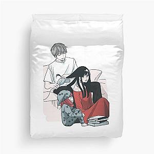 Anime family spyxfamily couple romantic with child girl Duvet Cover