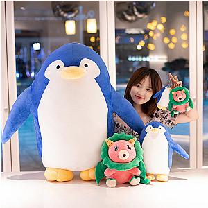 15-35cm Blue Pengu Penguin Pink Chimera Lion Stuffed Toys Plush