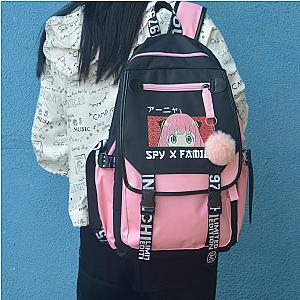 Spy X Family Anya Forger Pink Anime Waterproof Backpacks
