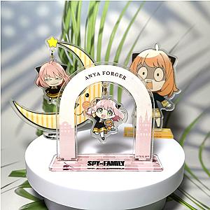 Spy X Family Cosplay Twilight Loid Forger Yor Anya Model Plate Stand Figure