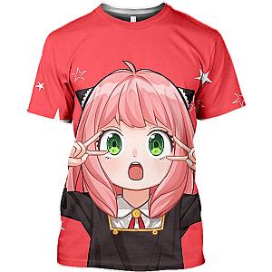 Spy X Family Anya Cartoon 3D Print T-Shirt