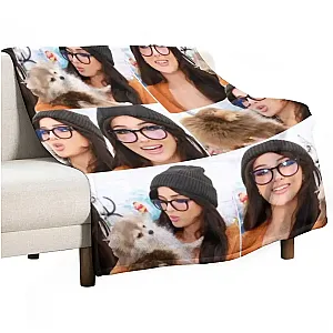 Sssniperwolf Blanket - Sssniperwolf cozy collage Blanket
