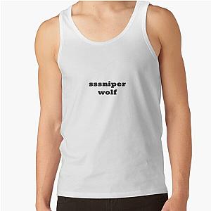 SSSniperWolf Tank Tops - SSSniperWolf Black Tank Top RB1207