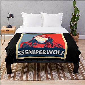 SSSniperWolf Blanket - Sssniperwolf Art Throw Blanket RB1207