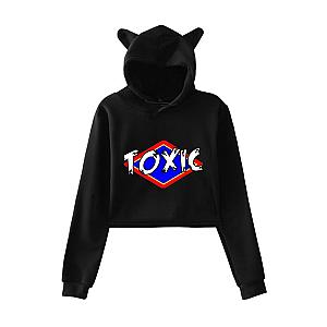 New SSSniperWolf Cat Cropped Crop Top Pullover Hoodies