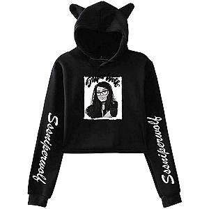 SSSniperWolf Cat Cropped Crop Top Fashion Hoodies