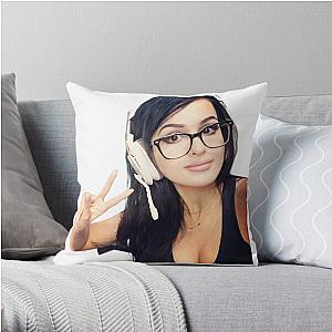 SSSniperWolf Pillows - Sssniperwolf Selfie Throw Pillow RB1207
