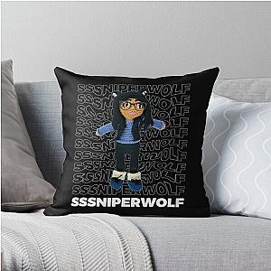 SSSniperWolf Pillows - SSSniperWolf Throw Pillow RB1207