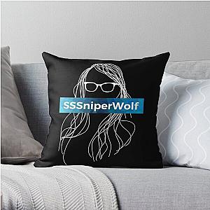 SSSniperWolf Pillows - SSSniperWolf Throw Pillow RB1207