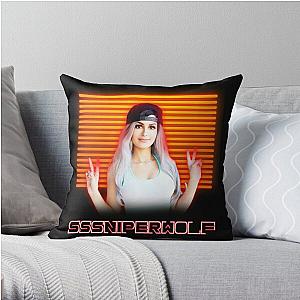 SSSniperWolf Pillows - Sssniperwolf Vlogs Throw Pillow RB1207