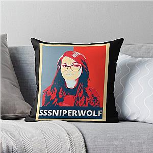 SSSniperWolf Pillows - Sssniperwolf Art Throw Pillow RB1207