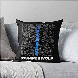 SSSniperWolf Pillows - SSSniperWolf Throw Pillow RB1207
