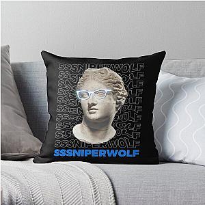 SSSniperWolf Pillows - SSSniperWolf Throw Pillow RB1207