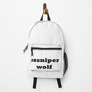 SSSniperWolf Backpacks - SSSniperWolf Black Backpack RB1207