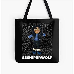 SSSniperWolf Bags - SSSniperWolf All Over Print Tote Bag RB1207