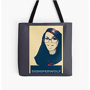 SSSniperWolf Bags - Sssniperwolf Boyfriend  All Over Print Tote Bag RB1207