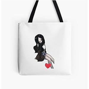SSSniperWolf Bags - Sssniperwolf Heart All Over Print Tote Bag RB1207