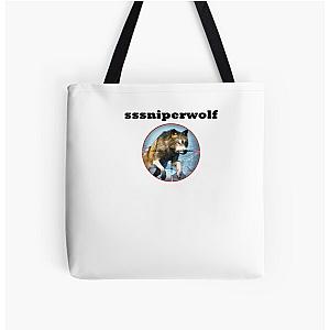 SSSniperWolf Bags - SSSniperWolf Sticker All Over Print Tote Bag RB1207