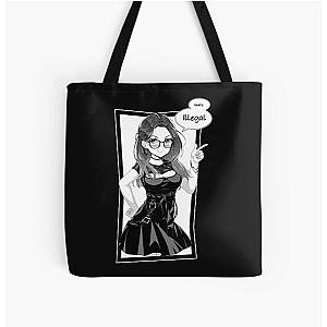 SSSniperWolf Bags - That's Illegal  Limited Edition All Over Print Tote Bag RB1207