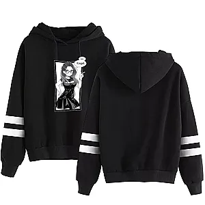 SSSniperWolf Hoodies - That’s Illegal Striped Colorful Pullover Hoodie